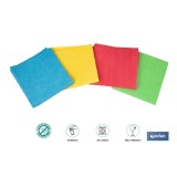 PACK DE 4 BAYETAS DE ALTA CALIDAD AZUL, ROJO, AMARILLO , VERDE 38 X 35 CM