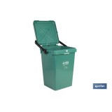 CONTENEDOR VERDE PARA VIDRIO  25L.
