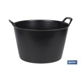CAPAZO   NEGRO  RECICLADO  42 L   48.5 X 45 X 38 CM