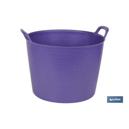CAPAZO 42 L VIOLETA  48.5 X 45 X 38 CM venta unitaria