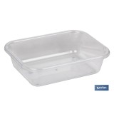 BANDEJA 31.5X23.5X6.5cm MULTIUSOS  TRANSPARENTE venta unitaria