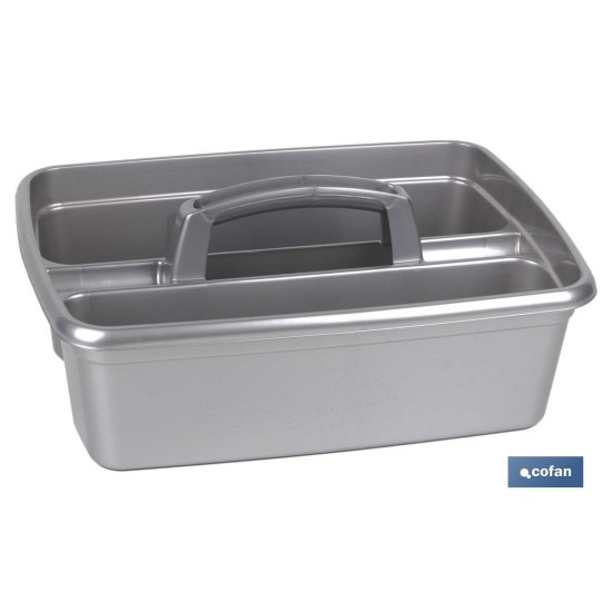 ORGANIZADOR DE LIMPIEZA  COLOR GRIS  39.5X29X16cm