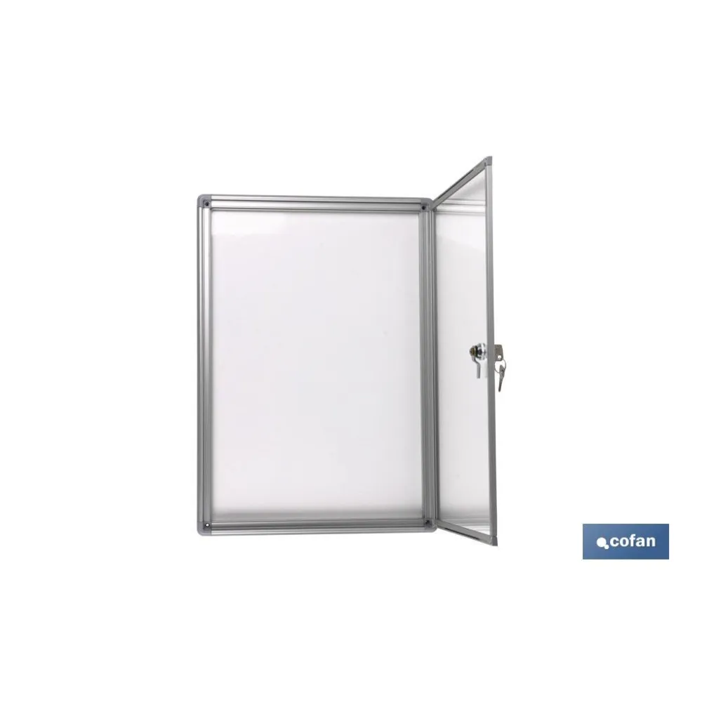 VITRINA PARA IMANES CON CIERRE (350X500MM) (PACK: 1 UDS) - Almacén de Ferretería Acor