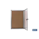 VITRINA CORCHO CIERRE(350X500MM) (PACK: 1 UDS) - Almacén de Ferretería Acor