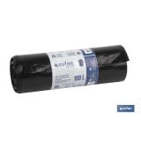 BOLSA DE  BASURA 85X105 G.130 COLOR NEGRO 10 UDS