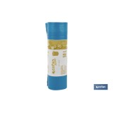 BOLSA DE BASURA  AUTOCIERRE PERFUMADA  70 x70 CM G.120 COLOR AZUL10 UDS 50l