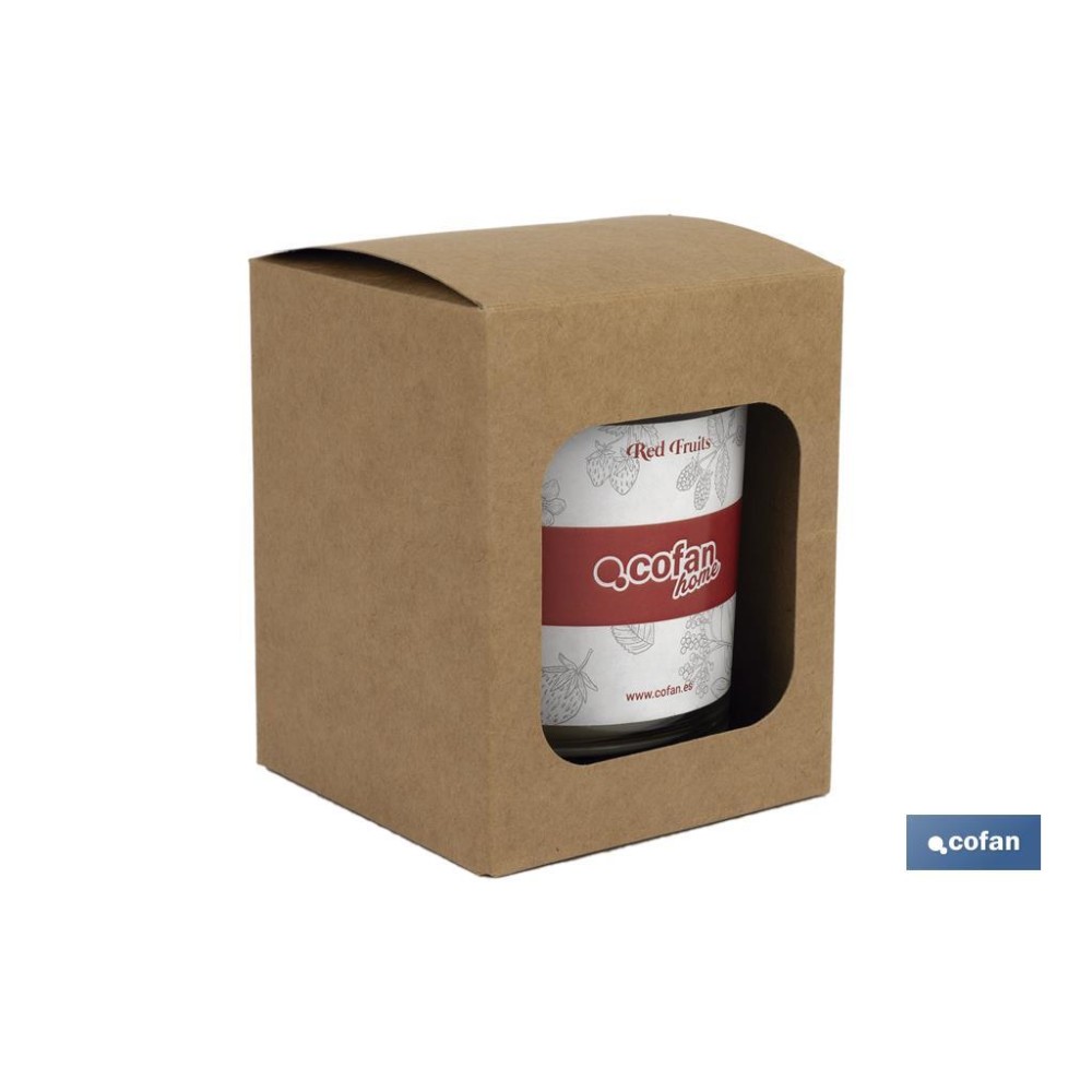 VELA AROMATICA DE CERA VEGETAL RED FRUITS 125 Gventa unitaria