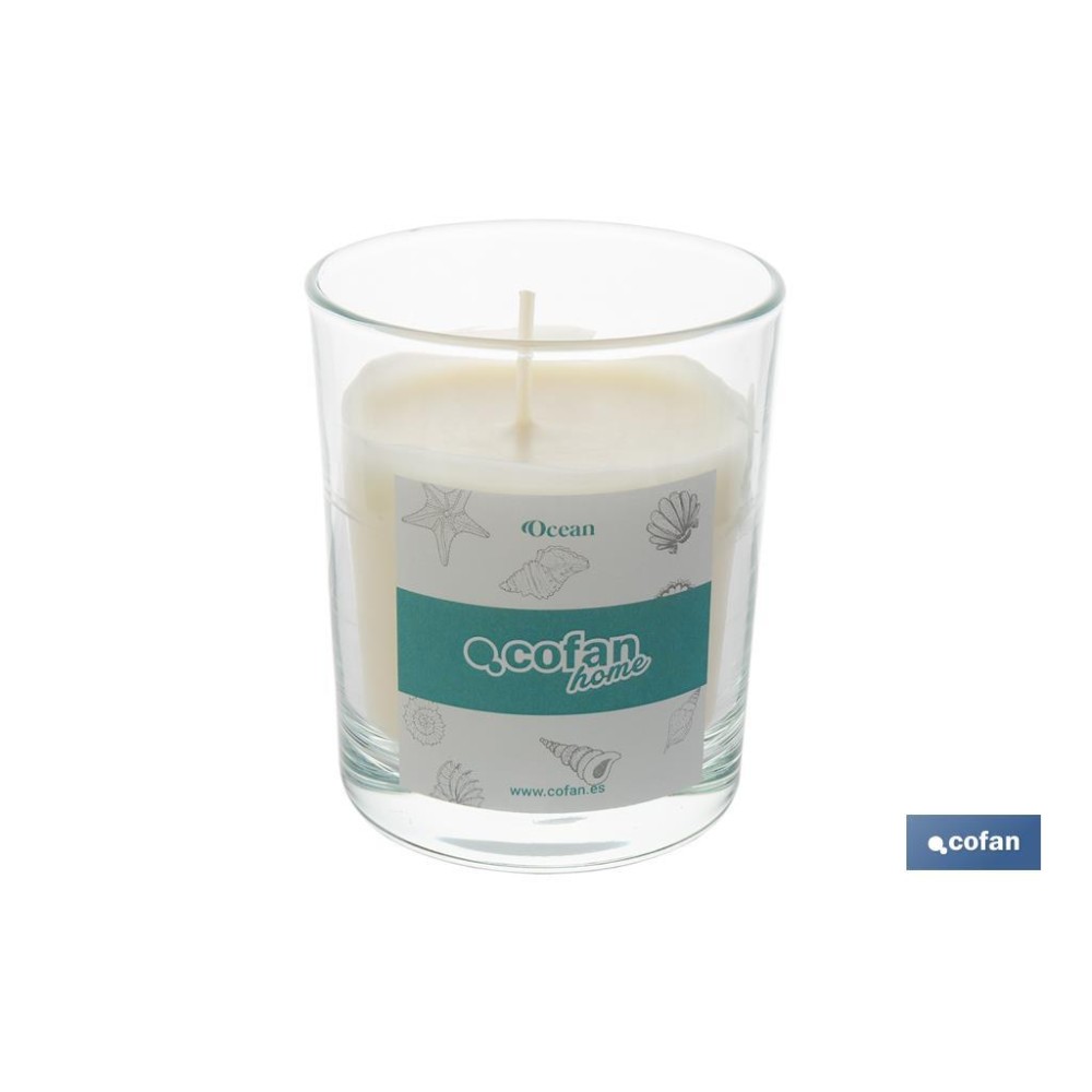 VELA AROMATICA DE CERA VEGETAL OCEAN 125 G