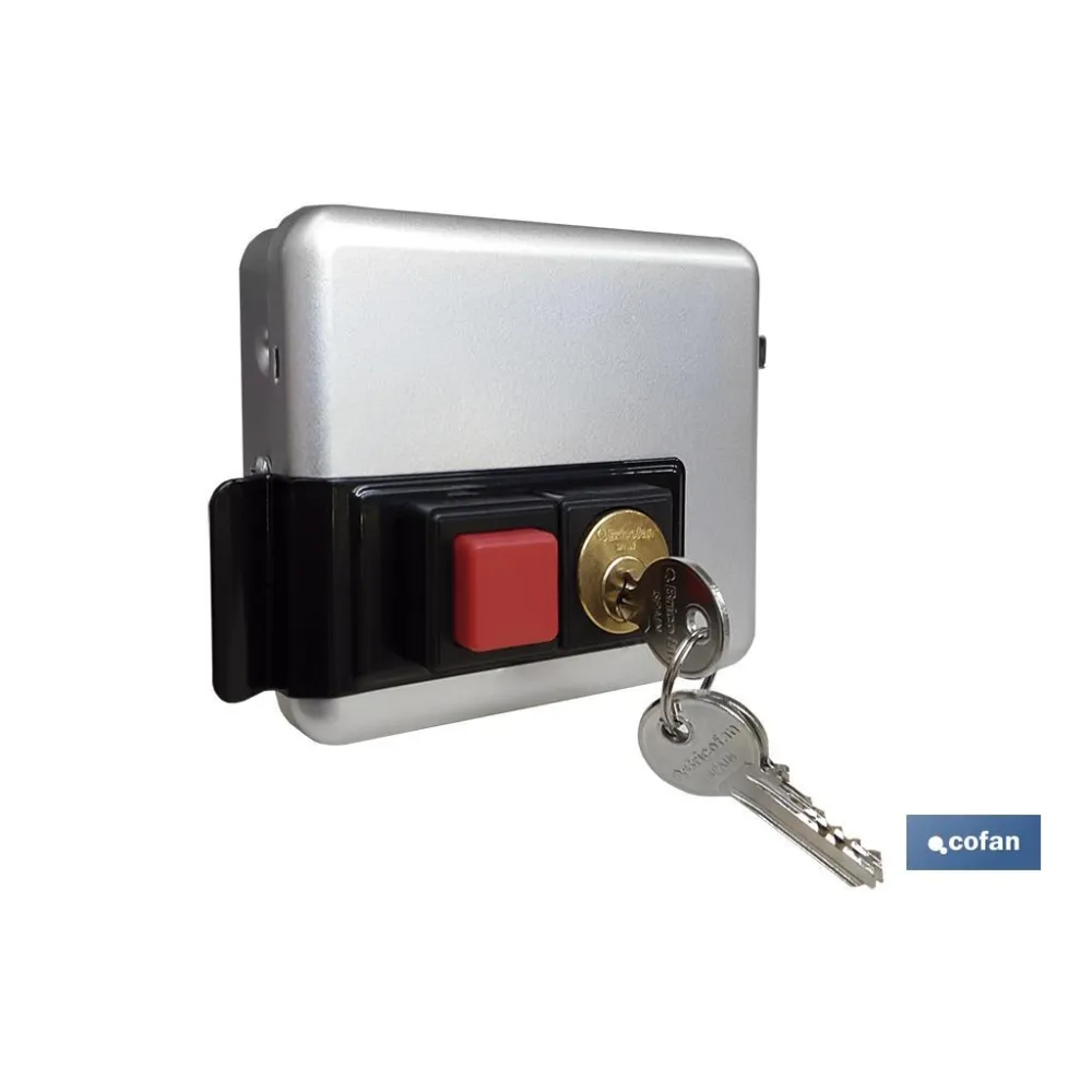Cerradura eléctrica+cerradero C/ Pulsador- Izquierda (PACK: 1 UDS) - Almacén de Ferretería Acor