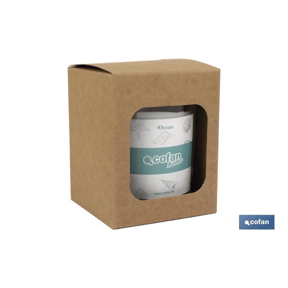 VELA AROMATICA DE CERA VEGETAL OCEAN 125 Gventa unitaria