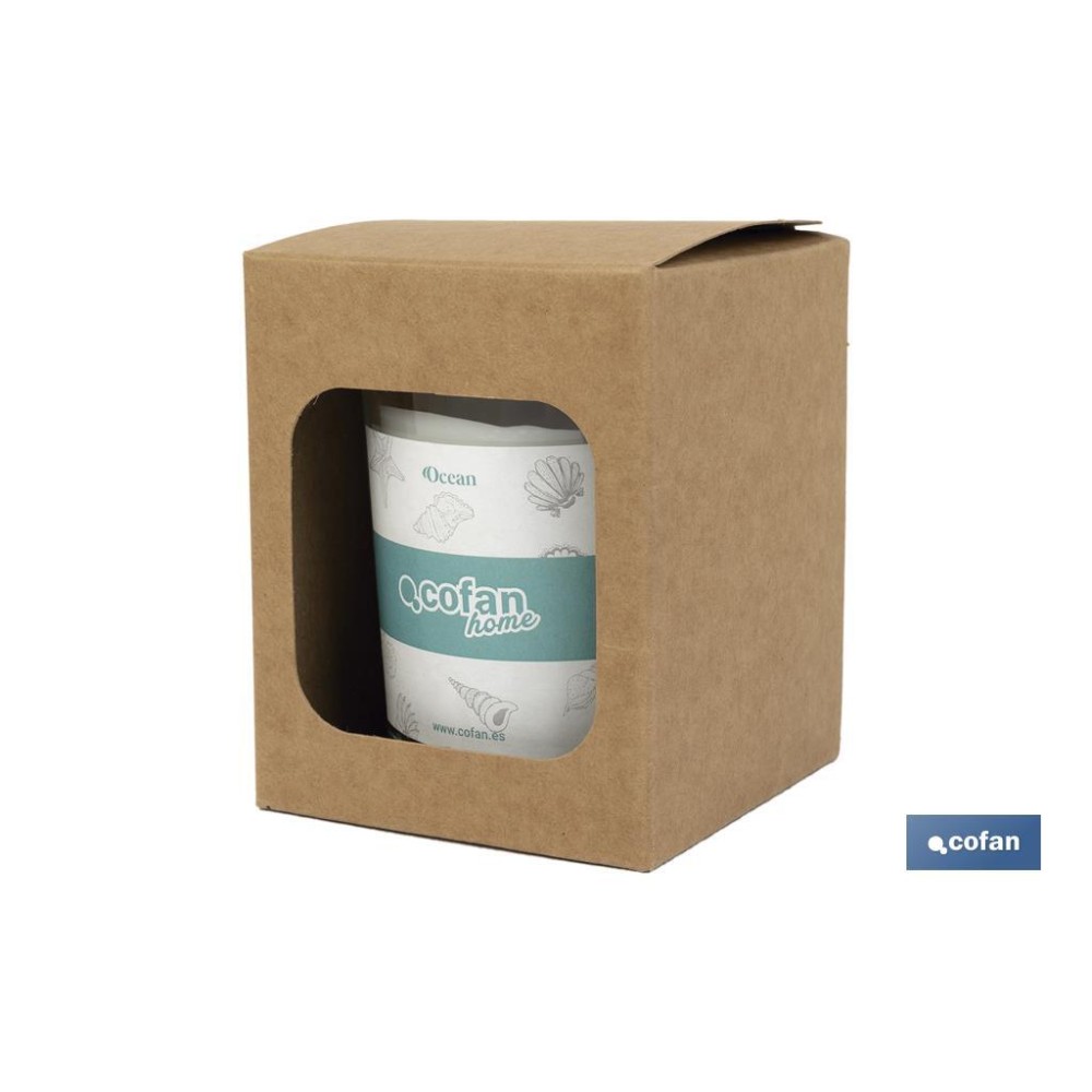 VELA AROMATICA DE CERA VEGETAL OCEAN 125 Gventa unitaria