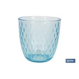 PACK 6 VASOS DE AGUA VIDRIO 29 CL COLOR AZUL MODELO ÓPALO (PACK: 1 UDS) - Almacén de Ferretería Acor