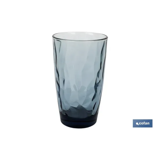 PACK 6 VASOS ALTO VIDRIO 47 CL COLOR AZUL MODELO JADE (PACK: 1 UDS) - Almacén de Ferretería Acor