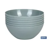 BOL MODELO ALBAHACA 300ML VERDE AGUA 12X5cm (PACK: 6 UDS) - Almacén de Ferretería Acor