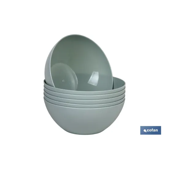 BOL MODELO ALBAHACA 300ML VERDE AGUA 12X5cm (PACK: 6 UDS) - Almacén de Ferretería Acor