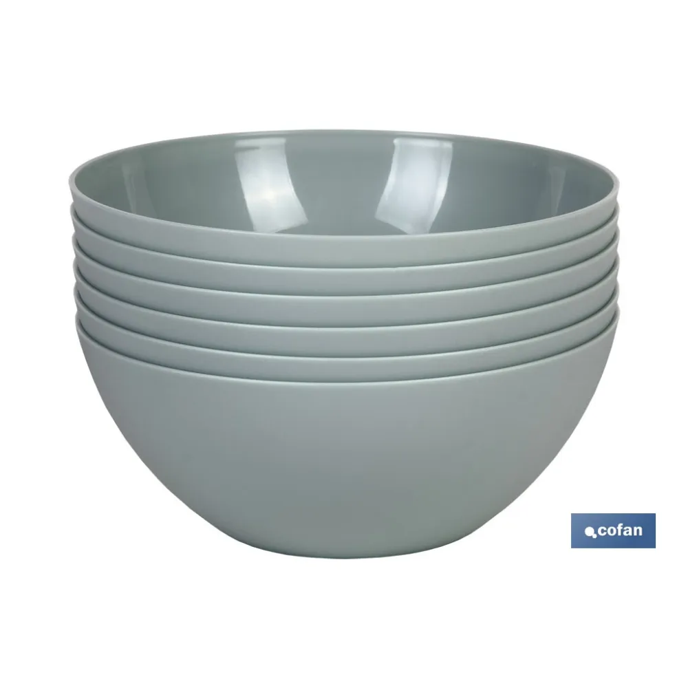 BOL MODELO ALBAHACA 950ML VERDE AGUA 17X7cm (PACK: 6 UDS) - Almacén de Ferretería Acor