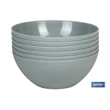 BOL MODELO ALBAHACA 950ML VERDE AGUA 17X7cm (PACK: 6 UDS) - Almacén de Ferretería Acor