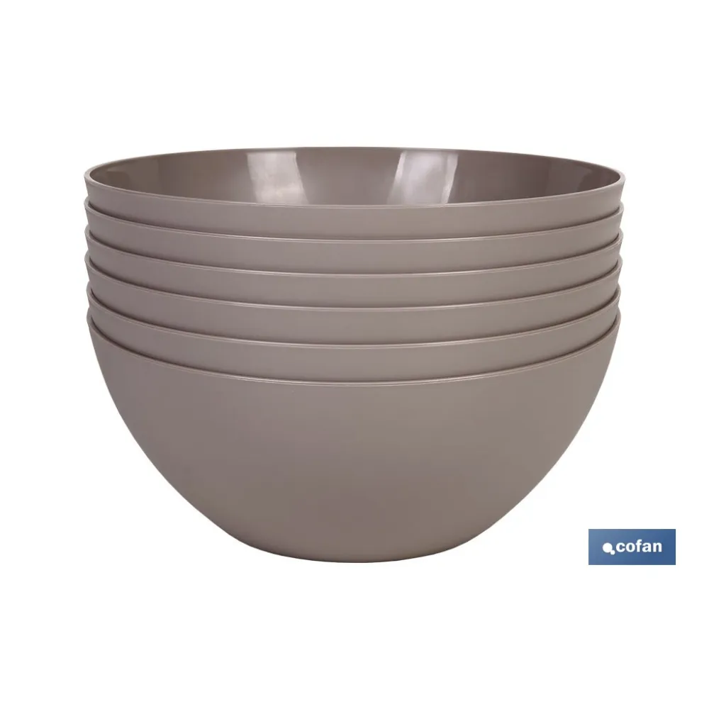 BOL MODELO ALBAHACA 2.4L COLOR PIEDRA 23X10cm (PACK: 6 UDS) - Almacén de Ferretería Acor