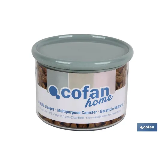 BOTE MULTIUSOS MODELO ALBAHACA VERDE AGUA 500ML 11X8xcm (PACK: 9 UDS) - Almacén de Ferretería Acor