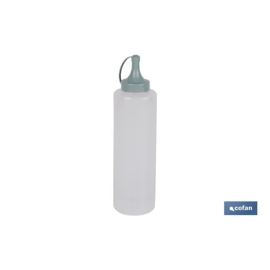 BOTELLA ACEITERA MODELO ALBAHACA 500 ML VERDE AGUA  6x23cm (PACK: 12 UDS) - Almacén de Ferretería Acor