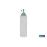 BOTELLA ACEITERA MODELO ALBAHACA 500 ML VERDE AGUA  6x23cm (PACK: 12 UDS) - Almacén de Ferretería Acor