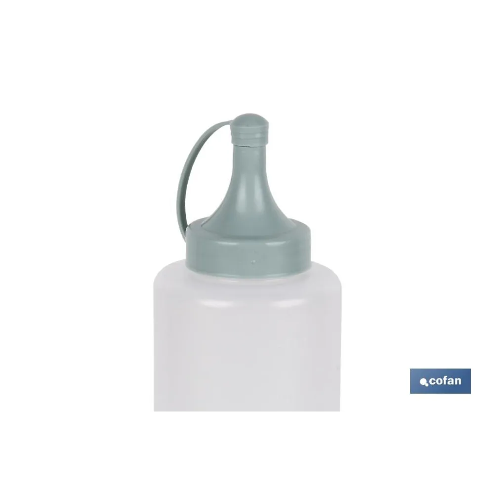 BOTELLA ACEITERA MODELO ALBAHACA 500 ML VERDE AGUA  6x23cm (PACK: 12 UDS) - Almacén de Ferretería Acor