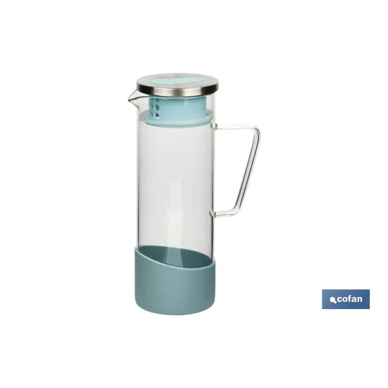 JARRA BOROSILICATO  AZUL 1300 ml (PACK: 1 UDS) - Almacén de Ferretería Acor