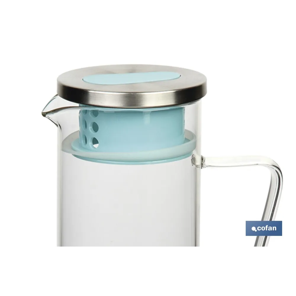 JARRA BOROSILICATO  AZUL 1300 ml (PACK: 1 UDS) - Almacén de Ferretería Acor