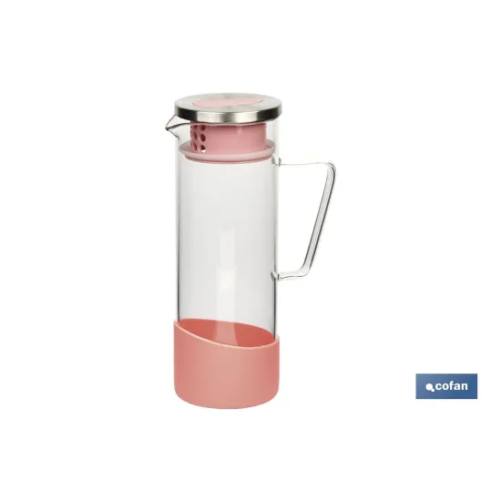 JARRA BOROSILICATO ROSA 1300 ml (PACK: 1 UDS) - Almacén de Ferretería Acor