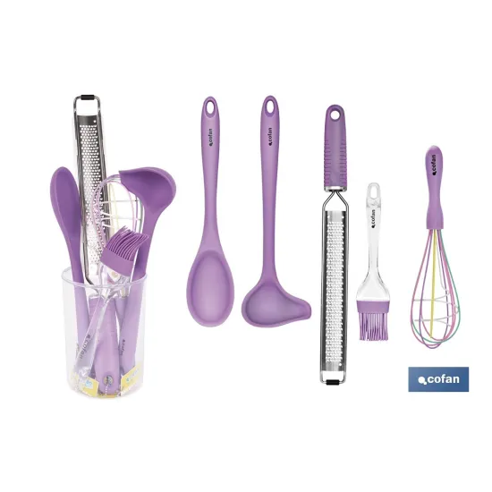 SET DE 6  UTENSILIOS DE REPOSTERÍA GAMA VERGINI (PACK: 1 UDS) - Almacén de Ferretería Acor