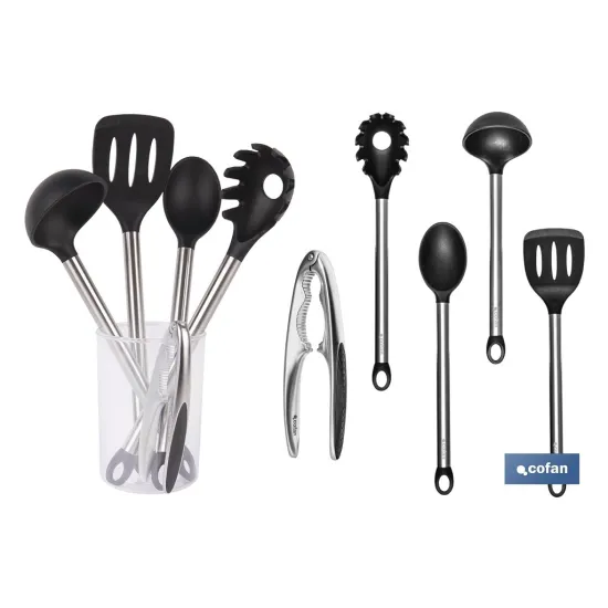 SET DE 6 UTENSILIOS DE COCINA GAMA NEIGE (PACK: 1 UDS) - Almacén de Ferretería Acor