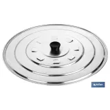 TAPA C/DESVAPO  ALUMINIO 36 cm (PACK: 12 UDS) - Almacén de Ferretería Acor