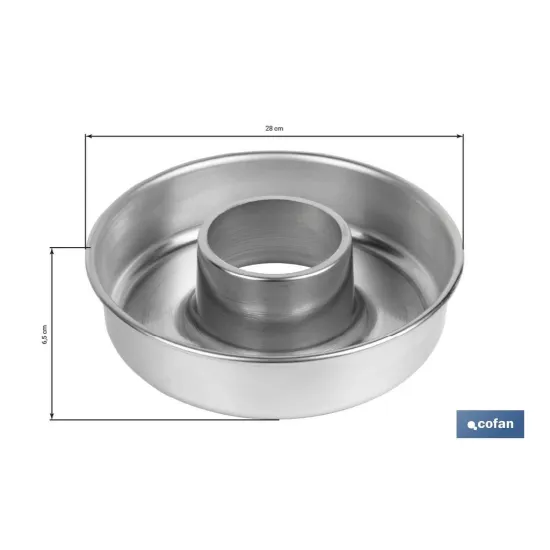 MOLDE ROSCO  ALUMINIO 28cm (PACK: 6 UDS) - Almacén de Ferretería Acor