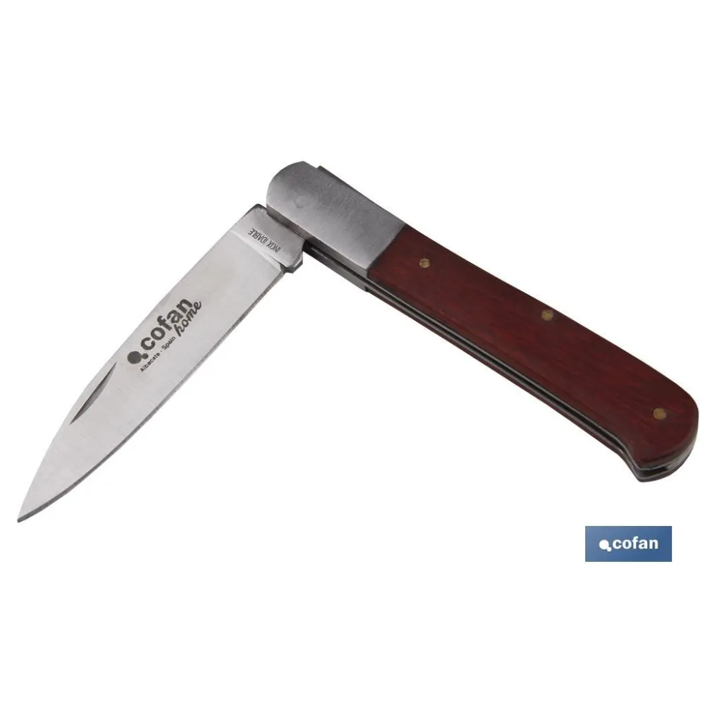 NAVAJA CABRITERA CON 8 CM. DE HOJA (PACK: 1 UDS) - Almacén de Ferretería Acor