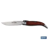 NAVAJA CLÁSICA DE TEJA CON 8 CM. DE HOJA (PACK: 1 UDS) - Almacén de Ferretería Acor