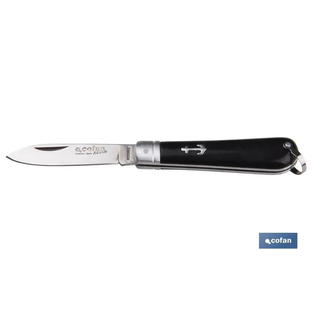 NAVAJA MARINERA CON 8 CM.HOJA PUNTA ESPADA (PACK: 1 UDS) - Almacén de Ferretería Acor