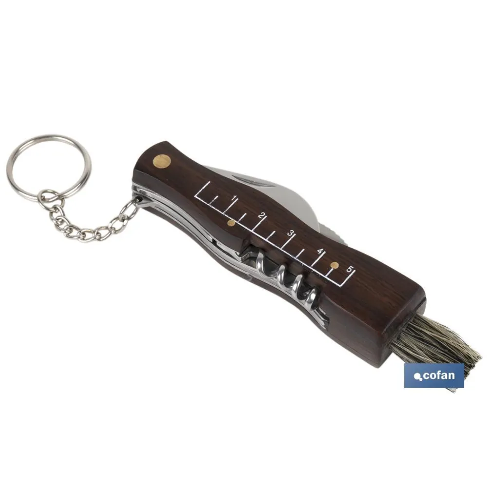 NAVAJA RECOLECCIÓN SETAS 9x2cm CON SACACORCHOS (PACK: 1 UDS) - Almacén de Ferretería Acor