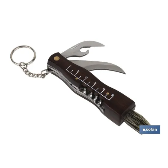 NAVAJA RECOLECCIÓN SETAS 9x2cm CON SACACORCHOS (PACK: 1 UDS) - Almacén de Ferretería Acor