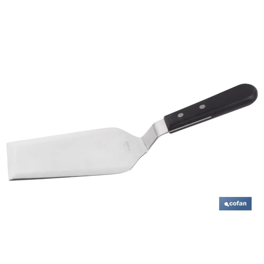 ESPÁTULA ACODADA PARA BARBACOA 17 CM (PACK: 1 UDS) - Almacén de Ferretería Acor