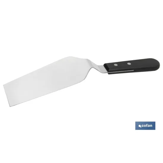 ESPÁTULA ACODADA PARA BARBACOA 17 CM (PACK: 1 UDS) - Almacén de Ferretería Acor