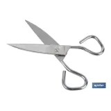 TIJERA ACERO INOXIDABLE 18.5 cm (PACK: 1 UDS) - Almacén de Ferretería Acor