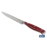CUCHILLO VERDURAS  HOJA13cm MODELO AGUACEJO ROJO (PACK: 1 UDS) - Almacén de Ferretería Acor