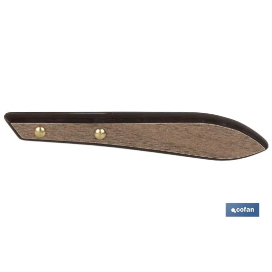 PACK 3 CUCHILLO CHULETERO MICRODENTADO HOJA 10cm  MODELO GULASH COLOR NOGAL (PACK: 1 UDS) - Almacén de Ferretería Acor