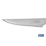 PACK 3 CUCHILLO CHULETERO MICRODENTADO HOJA 10cm  MODELO GULASH NEGRO (PACK: 1 UDS) - Almacén de Ferretería Acor