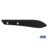 PACK 3 CUCHILLO CHULETERO MICRODENTADO HOJA 10cm  MODELO GULASH NEGRO (PACK: 1 UDS) - Almacén de Ferretería Acor