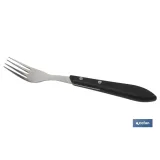 PACK 3 TENEDORES CHULETEROS MODELO GULASH NEGRO (PACK: 1 UDS) - Almacén de Ferretería Acor