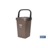 CONTENEDOR MARRON PARA RESIDUOS ORGANICOS  25L (PACK: 1 UDS) - Almacén de Ferretería Acor