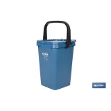 CONTENEDOR AZUL PARA PAPEL-CARTON 25L. (PACK: 1 UDS) - Almacén de Ferretería Acor