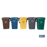 CONTENEDOR AMARILLO PARA PLASTICOS-LATAS, 25L. (PACK: 1 UDS) - Almacén de Ferretería Acor