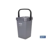 CONTENEDOR GRIS PARA RESTOS  25L. (PACK: 1 UDS) - Almacén de Ferretería Acor